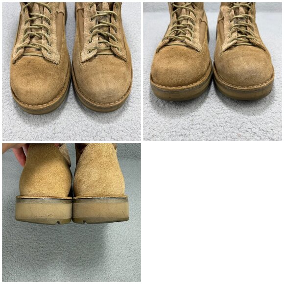 Danner Boots Mens 12 Shoes Brown Marine Hot Military Suede Combat USMC USA Made - Picture 10 of 12